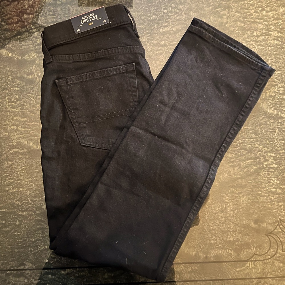 Hollister Black Boot Cut Jeans